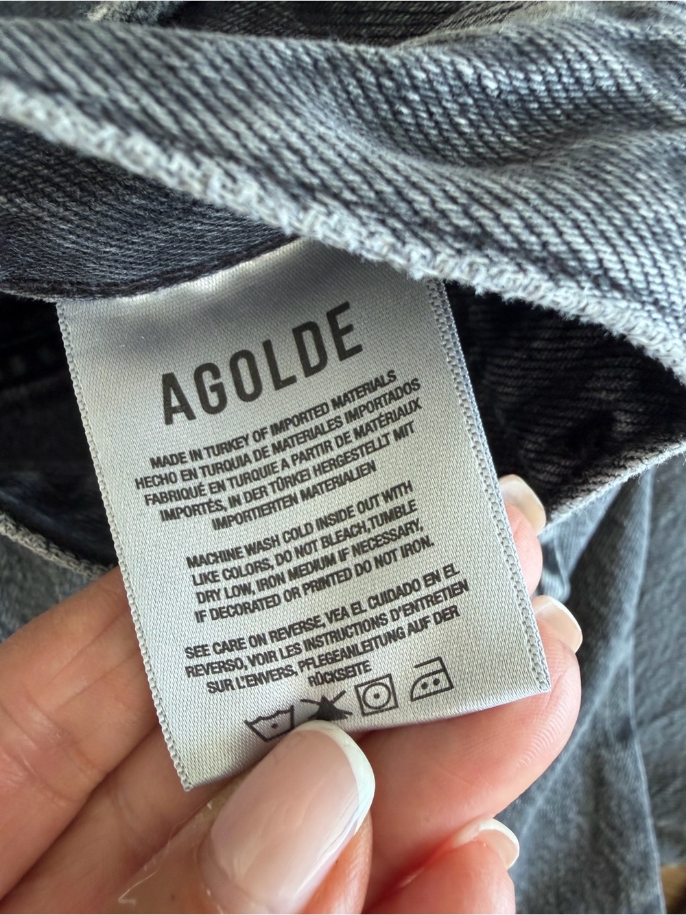 Agolde Arc women’s Black Straight Jeans - Picture 4 of 9